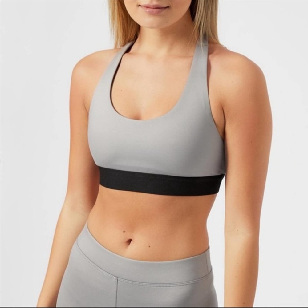 Koral Kingley Grey Sports Bra